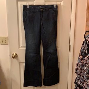 Womens Size 4 Denim Looking Pants LOFT.
